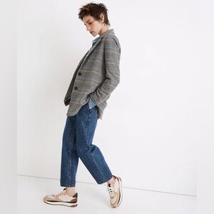 madewell Dorset wool Blazer in Bowne Plaid Sz S